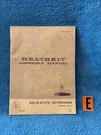 Vintage Heathkit Assembly Manual TD-17 Solid State Metronome 1969 Loc. Fixed Price $20.00.
