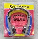 Vintage 1990'S Sportsman Am/fm Adjustable Stereo Headphones Radio M-16R Blue Nib. Fixed Price $24.99.
