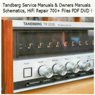 Tandberg Service & Owner Manuals Schematics,custom Hifi Collection, Computer Dvd. Fixed Price $12.97.