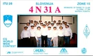 Ham Radio Cq Qsl Qso Postcard 4N31A Slovenia 1991 Tv Club Photo. Fixed Price $7.99.