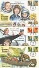 #3792-3801 Eagles Coils Set Of 5 Fdc"s Collins Hand-painted Perfect!!!. Fixed Price $64.50.