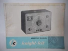 Assembly Manual Knight-kit 83 124 Resistor-capacitor Tester. Fixed Price $18.84.
