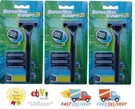 12 SWIFT3 Supermax Blades Razors Fit Gillette Sensor Excel Refill Cartridges 8. Fixed Price $127.99.