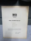 Heathkit Zenith Educational Systems Final Examination Envelope. Fixed Price $9.00.