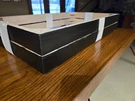 Two New Jbl 4430 Speaker Riser Base Solid Red Oak-finished Black. Fixed Price $169.00.