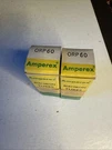 Lot Of 2: Amperex ORP60 Glass Photoresistors Neg. Coefficient Nos TU3. Fixed Price $20.00.