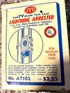 Vintage Jfd AT102 Nos Porcelain Lightning Arrester Safe Tv Fm Guard - Twin Lead. Fixed Price $20.00.