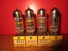 (4) Mint 110% Test Nos Nib 1956 Sylvania 6CS7 Getter Audio Tubes. Fixed Price $125.00.