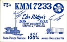 Vintage Kmm 7233 Cb Radio Qsl Card Nashville Tn Pierce Simpson Truck 1960S. Fixed Price $7.95.