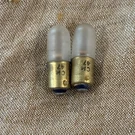 Chicago Miniature #47 Type CM47 Lamp Bulbs For Radios 6.3V .15A, Pack Of 2. Fixed Price $8.00.