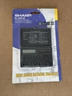 New Sharp Memo Master EL-6051B Electronic Organizer Vintage Pda. Fixed Price $14.40.
