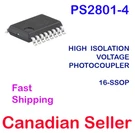 PS2801-4 High Isolation Voltage Ssop Photocoupler 2.5KV Channel Transistor Nec. Fixed Price $45.47.