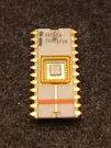 Intel C1702A 1973 Red Line White Ceramic Eprom Gold Pins 7337S714 Earth Strap. Fixed Price $64.56.