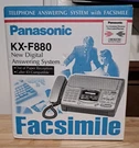 Vintage Panasonic Digital Phone Fax Answering System Facsimile KX-F880. Fixed Price $19.99.