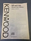 Vintage Kenwood DP-M7730 Cd Player Owners Manual. Fixed Price $20.00.