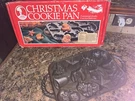 Cast Iron Christmas Cookie Pan By Bakers Advantage Roshco Bakeware Original Box. Fixed Price $44.99.