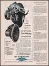 1954 Stephens Culver City Ca Tri-sonic True Fidelity Speakers Vintage Print Ad. Fixed Price $17.77.