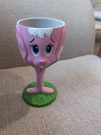 Vintage Easter Plastic Cups Water Wine Goblet Unlimited Bunny Rabbits. Fixed Price $10.00.