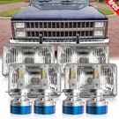 4PCS 4X6"GLASS Led Headlight Dot Hi/lo Beam For Chevy C10 Pickup Truck 1980-1986. Fixed Price $140.99.