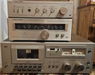Realistic Amplifier, Tuner And Cassette Deck. Fixed Price $200.00.
