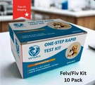 Feline 10 X Double Snap Test Felv/fiv (leukemia And Immunodeficiency Virus Kit). Fixed Price $56.90.