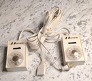 Vintage Northern Dual Electric Blanket Controllers 613A 16744-003 E23623 Prong. Fixed Price $12.99.