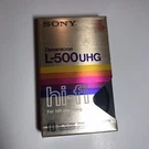 Sony Dynamicron L-500UHG Hi-fi Sealed Beta Max Tape New. Fixed Price $15.00.