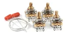 The Art Of Tone Cts 500K Pots (4X) - Short Split W/ .022UF Orange Drop Caps (2X). Fixed Price $21.99.