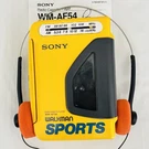 Sony Walkman WM-AF54 Sports Yellow Cassette Player- New Belts Reconditioned. Fixed Price $179.95.