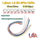 Lot Jst ZH1.5MM 2-10PIN Cable Wire, Straight Header Connector, Single Ended. Fixed Price $17.70.