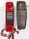 Gte Automatic Electric Styleline Red And Brown Telephone, Touch Tone 981. Fixed Price $15.00.
