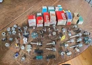 Vtg Lot Of 70+ Nos Radio Tv Potentiometers Variable Resistors Volume Control. Fixed Price $50.00.