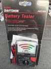 Sears Craftsman Nos Rare Battery Tester 82308 1.5V To 22.5V Batteries. Fixed Price $34.95.