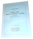 Ballantine 300H Sensitive Electronic Voltmeter Instruction Book Singer Corp 17PG. Fixed Price $22.99.