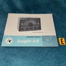 Knight Kit Model 83 145 Rf Signal Generator Assembly Manual 1959 Loc. Fixed Price $24.00.