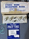 Realistic 33-920 Steruo/mono Microphone Mixer Made In Japan. Fixed Price $22.59.