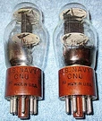 National Union U.s. Navy 1626 Vacuum Tubes 1940'S Vintage 5-WATT Triodes. Fixed Price $75.00.