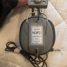 Vintage Realistic Nova 10 Stereo Headphones 8 Ohms Black Gray. Fixed Price $25.00.