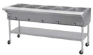 Eagle Group PDHT5 5-WELL Mobile Electric Hot Food Table W/ Galvanized Shelf. Fixed Price $2984.74.