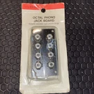Vintage Archer / Radio Shack Octal Phono Jack Board 274-370. Fixed Price $5.00.