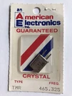 Nos American Electronics Crystal Cb Radio Scanner Walkie Talkie 465.325 Tmr. Fixed Price $9.95.