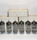 X Strong Jg 12AT7WA 6201 Grey Plates Copper Grid Getter Tubes. Fixed Price $53.72.