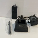 Motorola Vhf HT100 Radio. H01KDC9AA3AN. No Battery. Radio, Antenna And Charger.. Fixed Price $35.00.