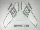 1975 Yamaha Dt 250B Enduro Fuel Tank Decals Set, Oem Specs, Nos Style. Fixed Price $57.99.