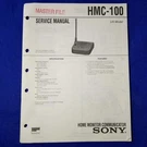 Sony HMC-100 Service Manual Original Paper Oem Repair Guide Usa. Fixed Price $29.95.