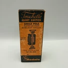 Vintage Rodale Touchette Quiet Switch Single Pole 15A 120-277V Cat 422 Nos. Fixed Price $17.50.