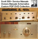Scott Amplifiers Service Manuals Schematics Audiophile Computer Dvd *nice*. Fixed Price $12.97.
