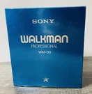 Sony Walkman Professional WM-D3 Cassette Player W/ Protective Case *mint. Fixed Price $1499.99.