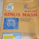 Sunmark Electric Heating Pad Sinus Mask With Washable Removable Cover & Settings. Fixed Price $50.00.