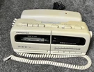 Vintage Soundesign Am/fm Clock Radio Corded Phone Cassette Player 7553 Ivy Read. Fixed Price $12.99.